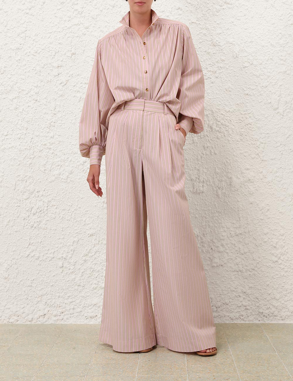 Pantalón de Pierna Ancha Stripe