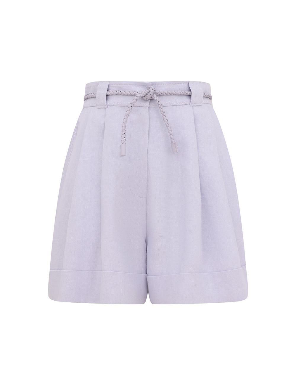 Pantalón Corto Ajustado de Lino Luna