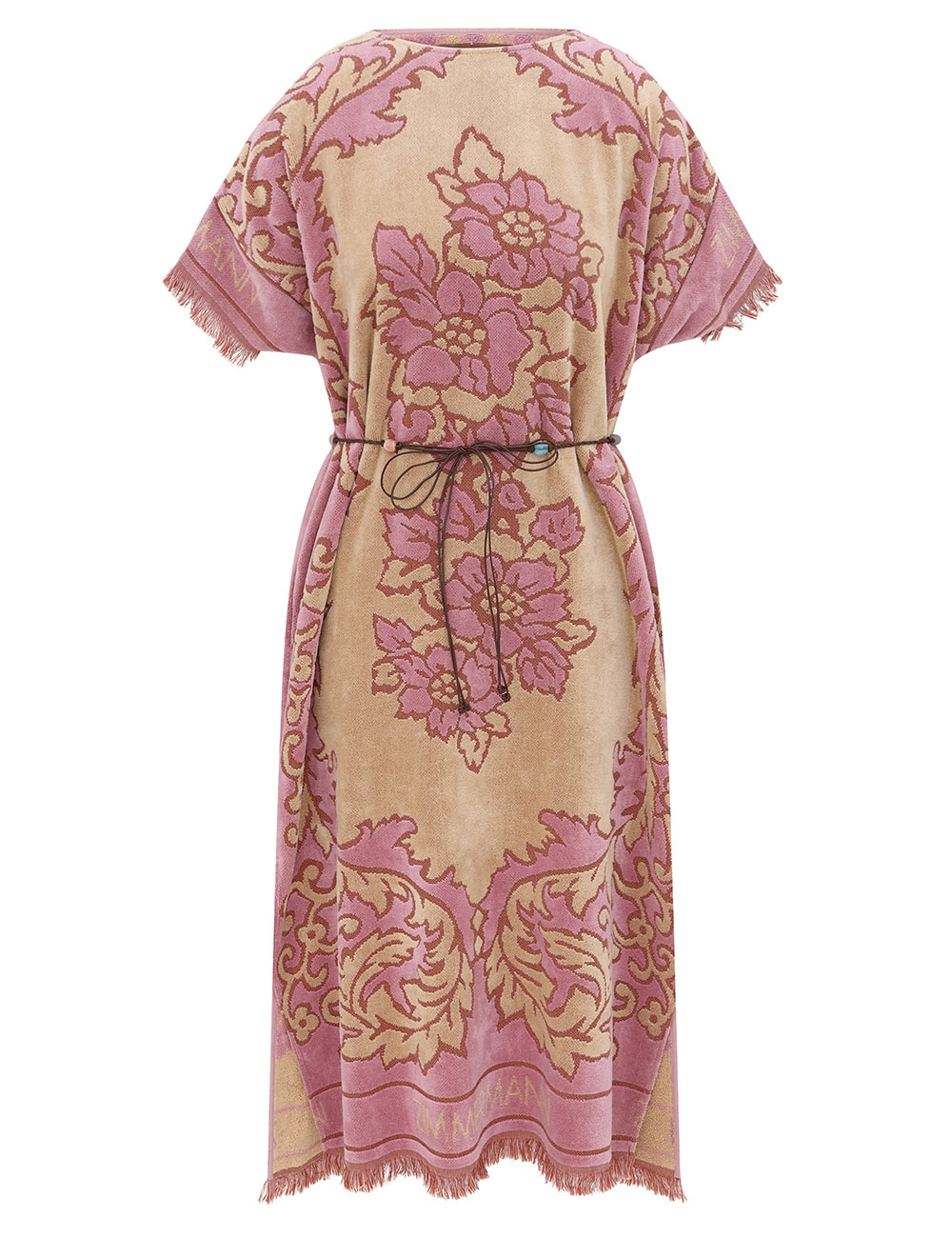 Vestido Midi de Algodón con Estampado Aster