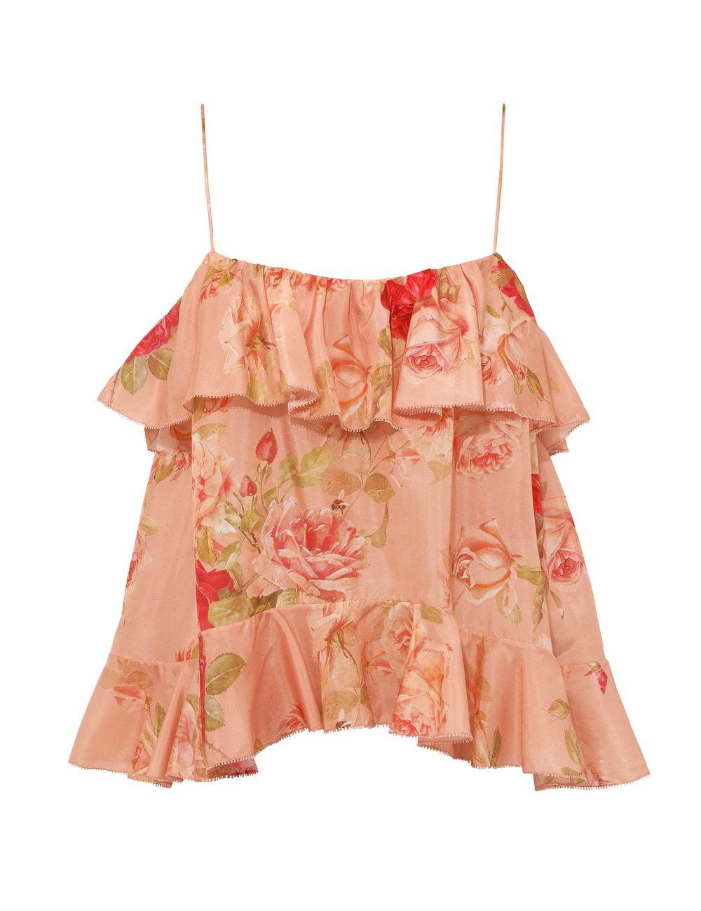 Top Camisola con Volantes Roselight