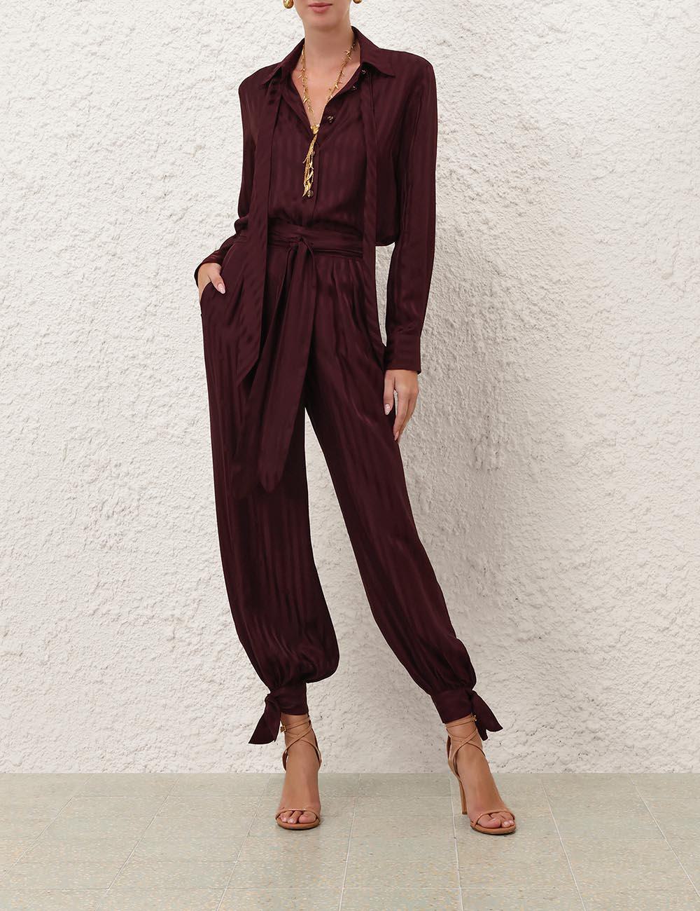 Pantalón Harem Jacquard Luna