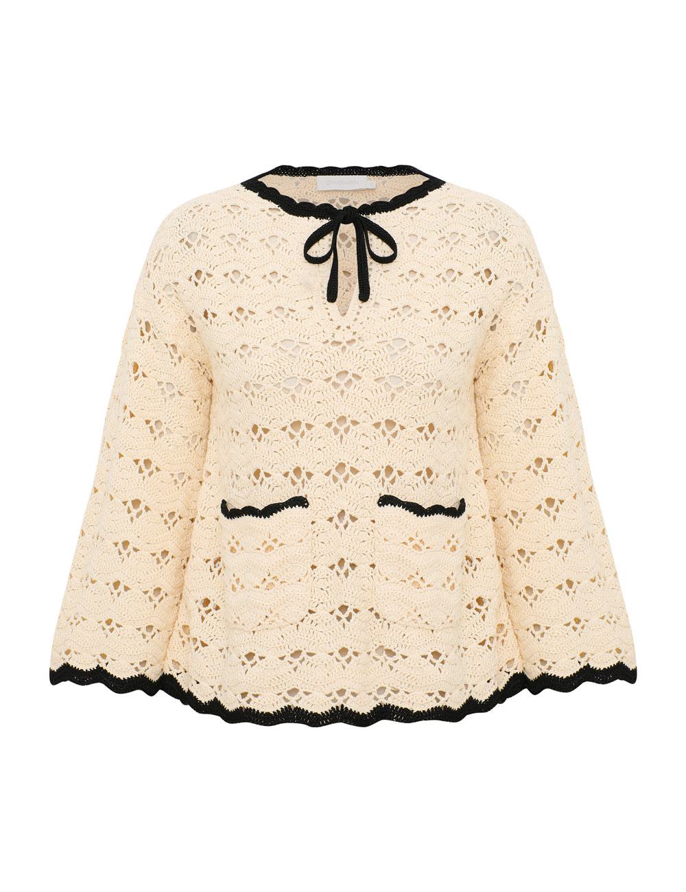 Top de Túnica de Croché Aster