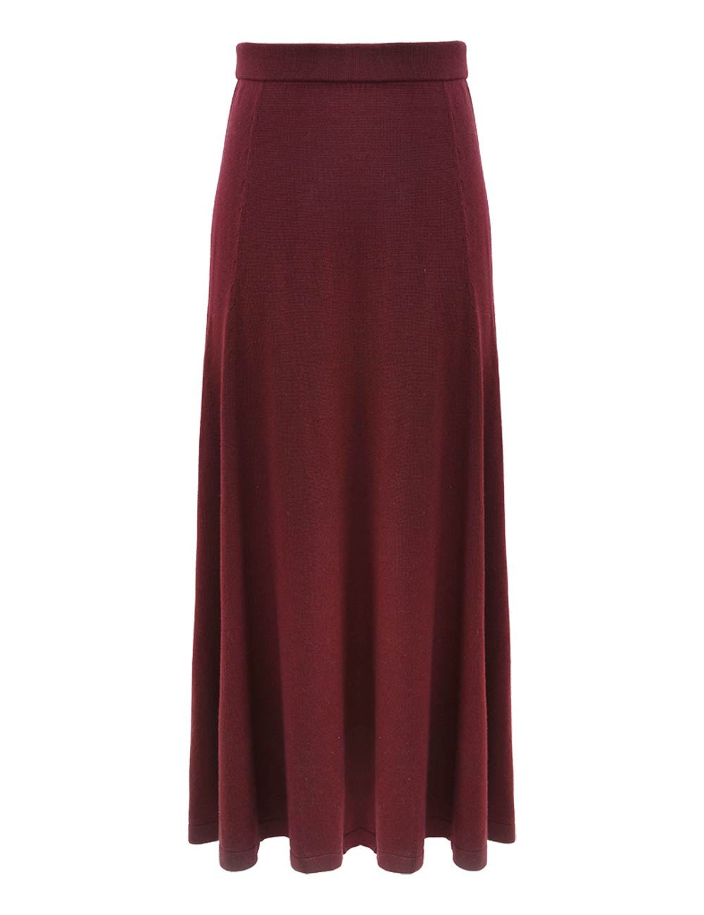 Falda midi de lana merina Rebellion