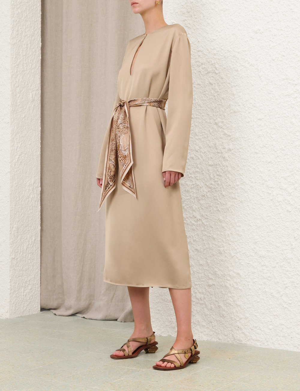 Vestido túnica de twill Rebellion