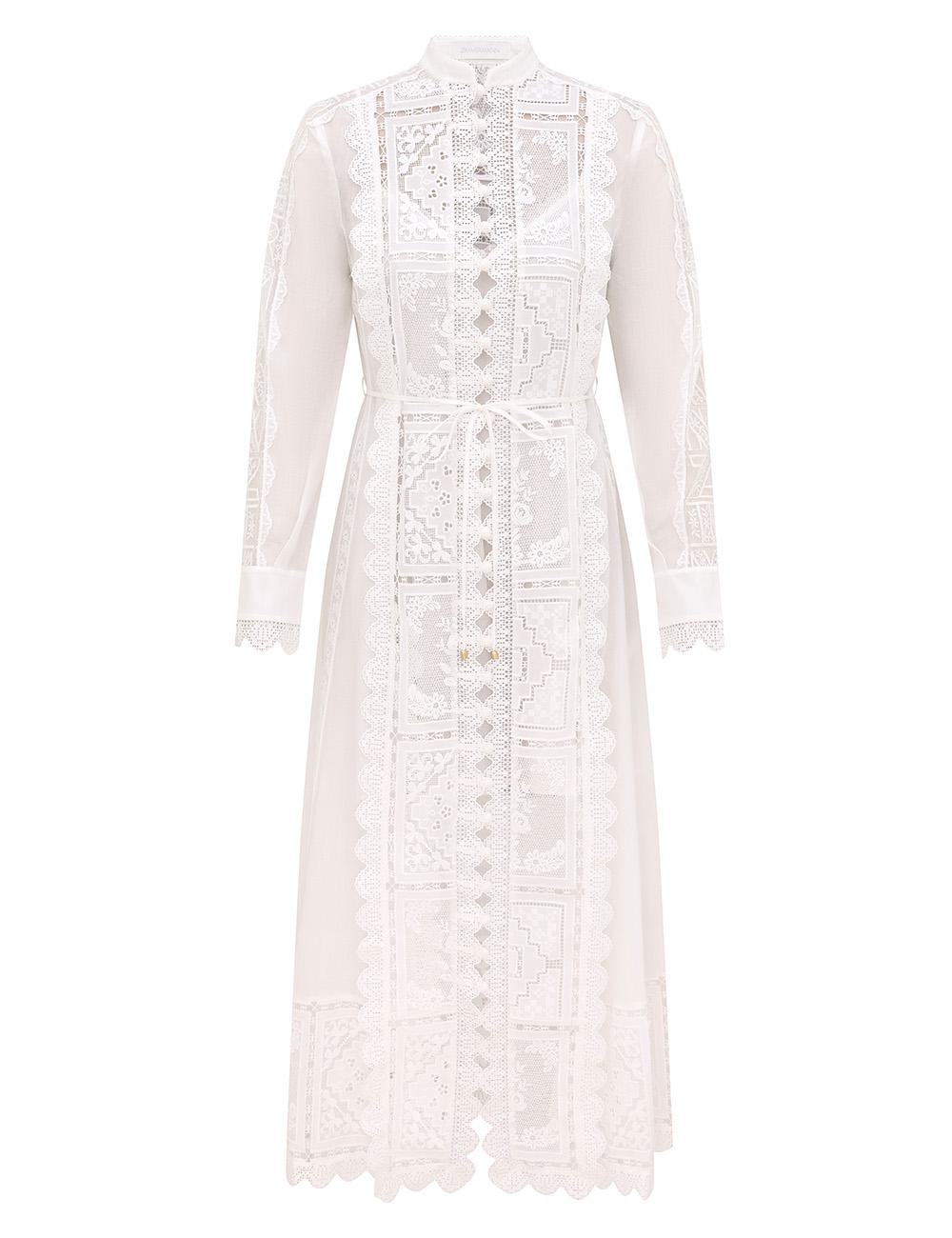 Vestido Midi Bordado Aster