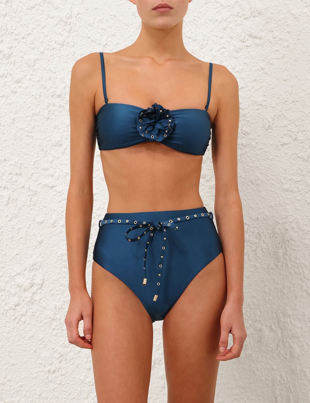 Bikini de Flor con Lentejuelas Indra