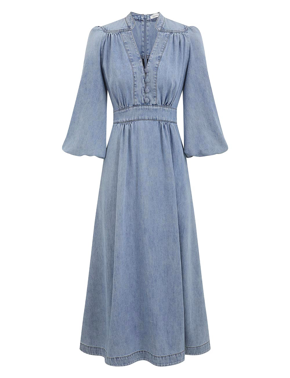 Vestido Midi de Denim Indra