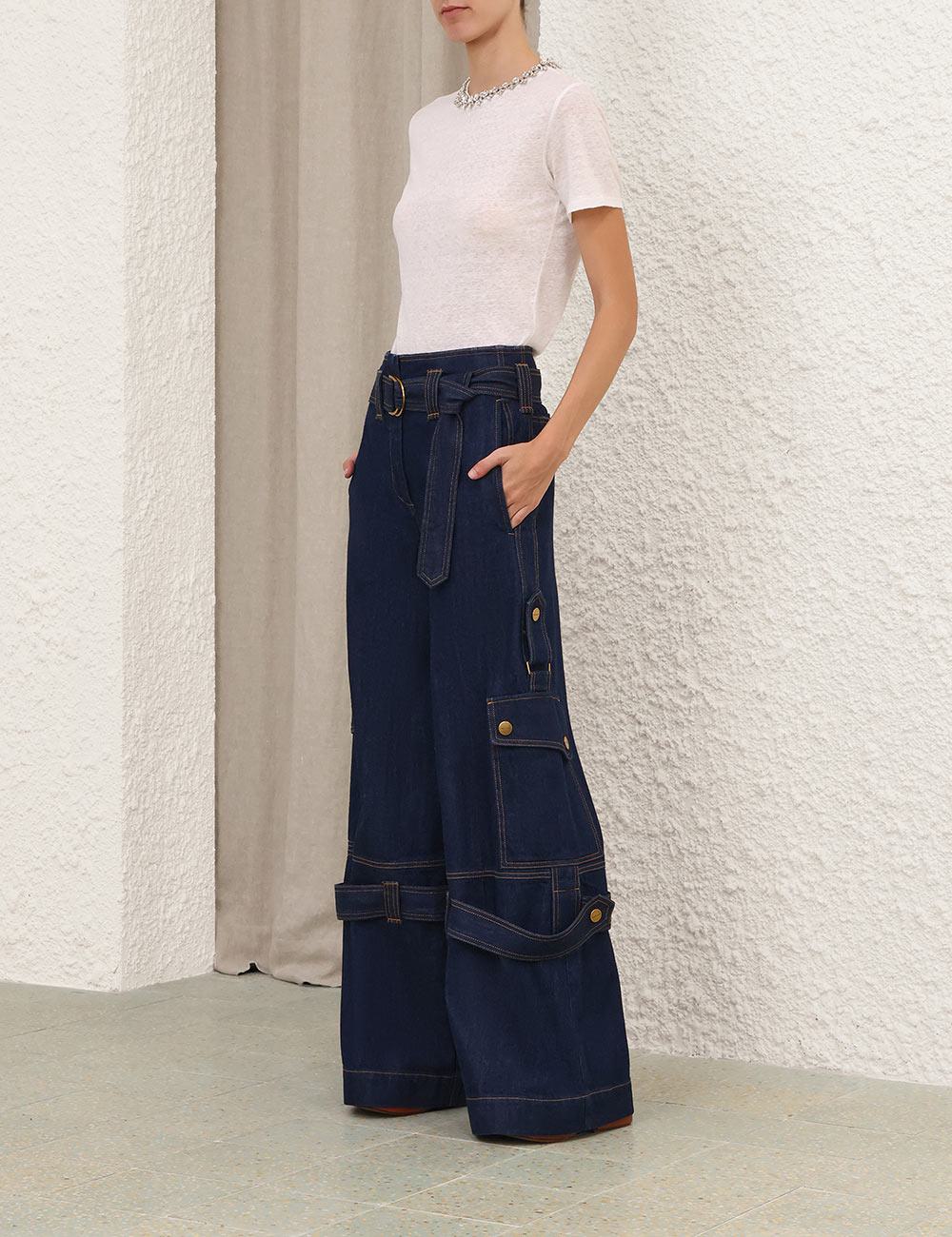 Pantalón vaquero cargo