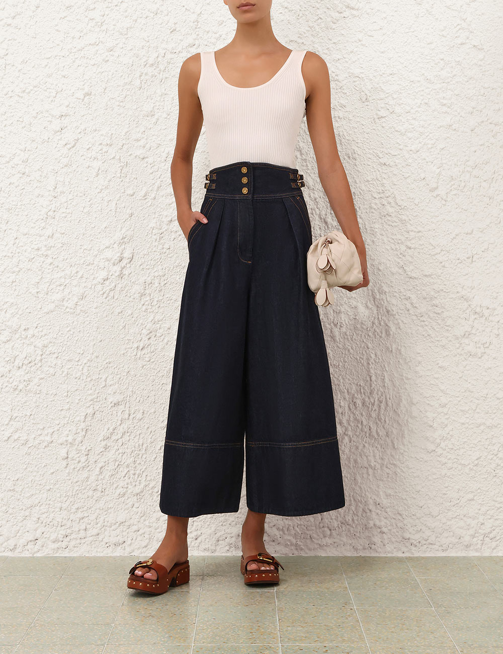 Culotte de mezclilla
